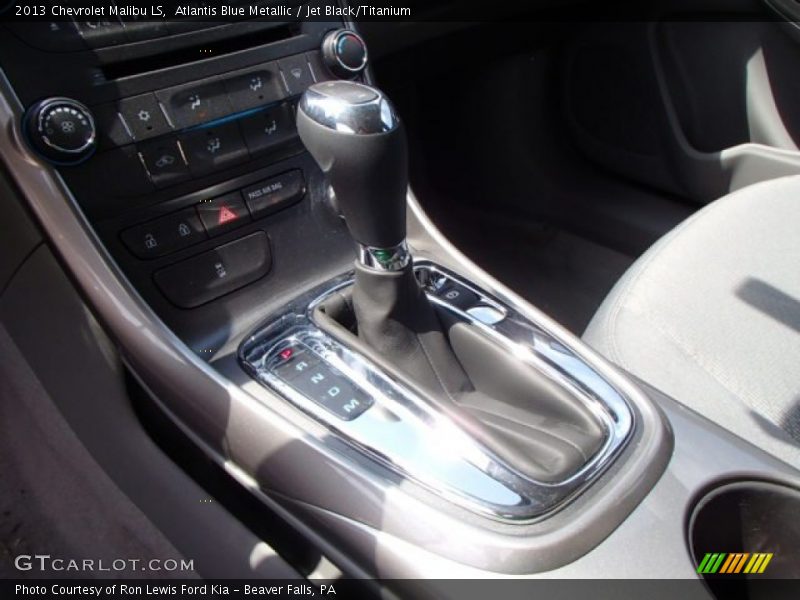 Atlantis Blue Metallic / Jet Black/Titanium 2013 Chevrolet Malibu LS