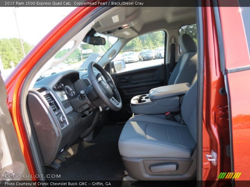 Copperhead Pearl / Black/Diesel Gray 2013 Ram 1500 Express Quad Cab