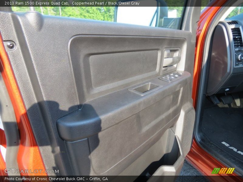 Copperhead Pearl / Black/Diesel Gray 2013 Ram 1500 Express Quad Cab