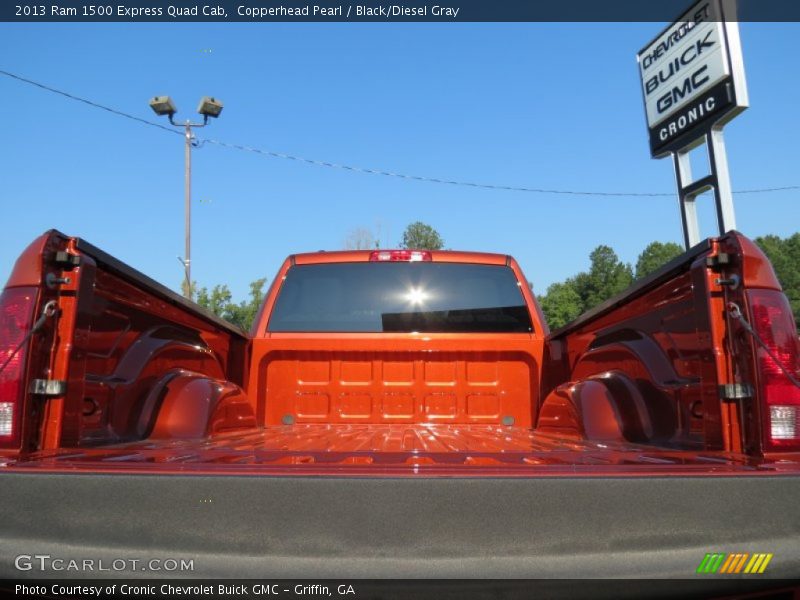 Copperhead Pearl / Black/Diesel Gray 2013 Ram 1500 Express Quad Cab