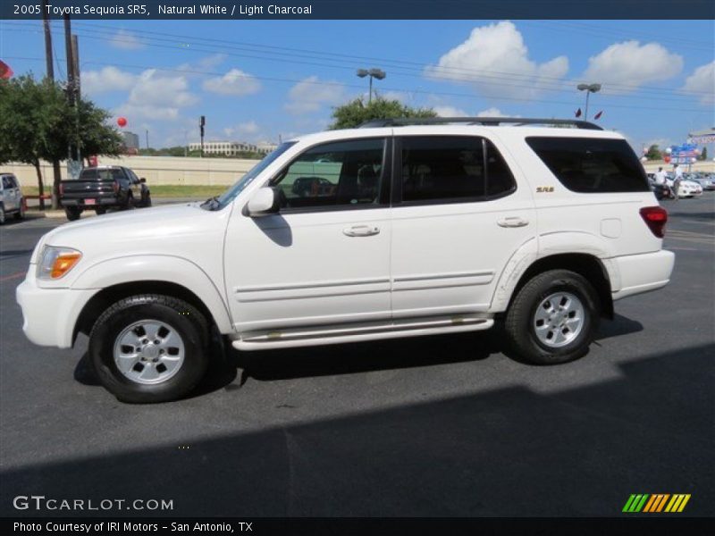 Natural White / Light Charcoal 2005 Toyota Sequoia SR5