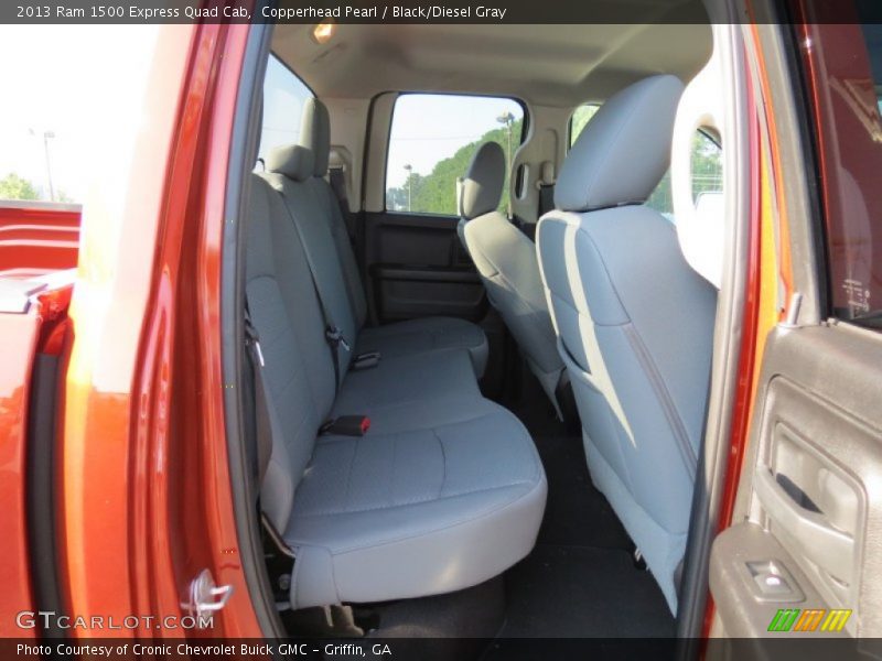 Copperhead Pearl / Black/Diesel Gray 2013 Ram 1500 Express Quad Cab