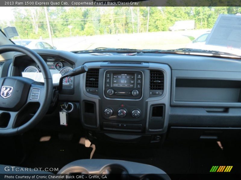 Copperhead Pearl / Black/Diesel Gray 2013 Ram 1500 Express Quad Cab