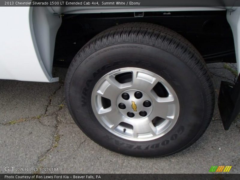 Summit White / Ebony 2013 Chevrolet Silverado 1500 LT Extended Cab 4x4