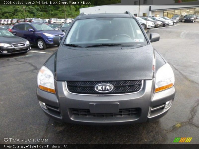 Black Cherry Metallic / Black 2008 Kia Sportage LX V6 4x4