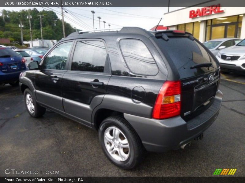 Black Cherry Metallic / Black 2008 Kia Sportage LX V6 4x4