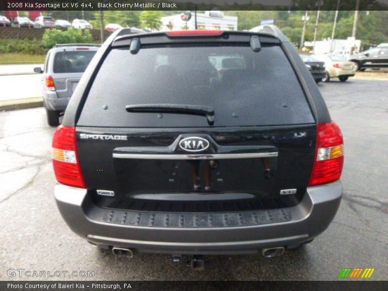 Black Cherry Metallic / Black 2008 Kia Sportage LX V6 4x4