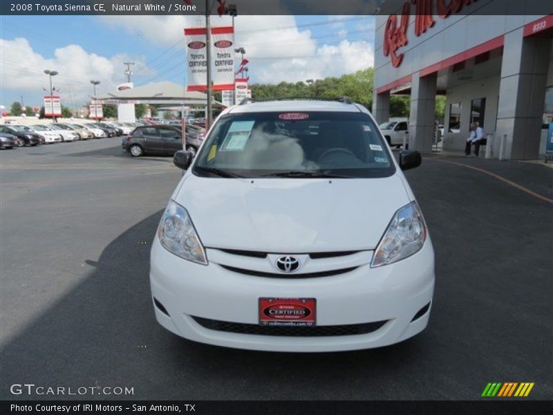 Natural White / Stone 2008 Toyota Sienna CE