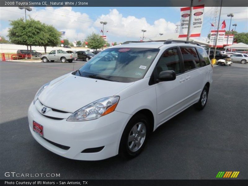 Natural White / Stone 2008 Toyota Sienna CE