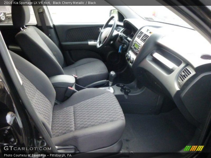 Black Cherry Metallic / Black 2008 Kia Sportage LX V6 4x4
