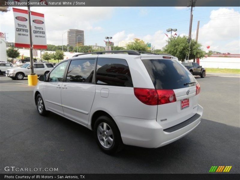 Natural White / Stone 2008 Toyota Sienna CE
