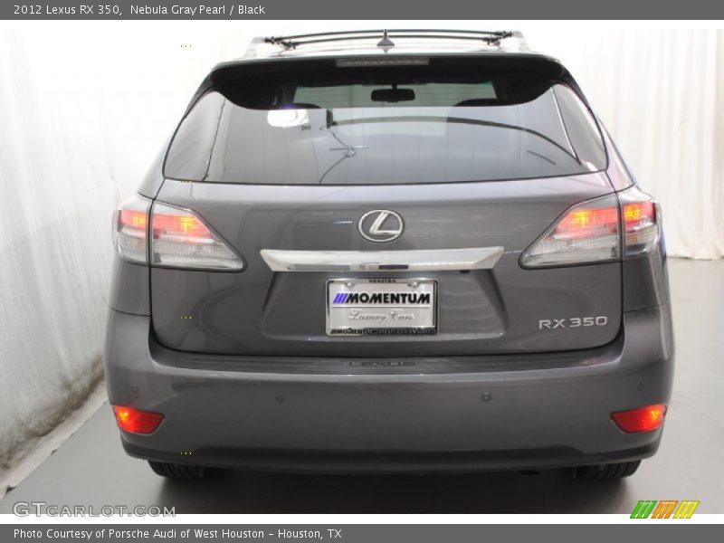 Nebula Gray Pearl / Black 2012 Lexus RX 350