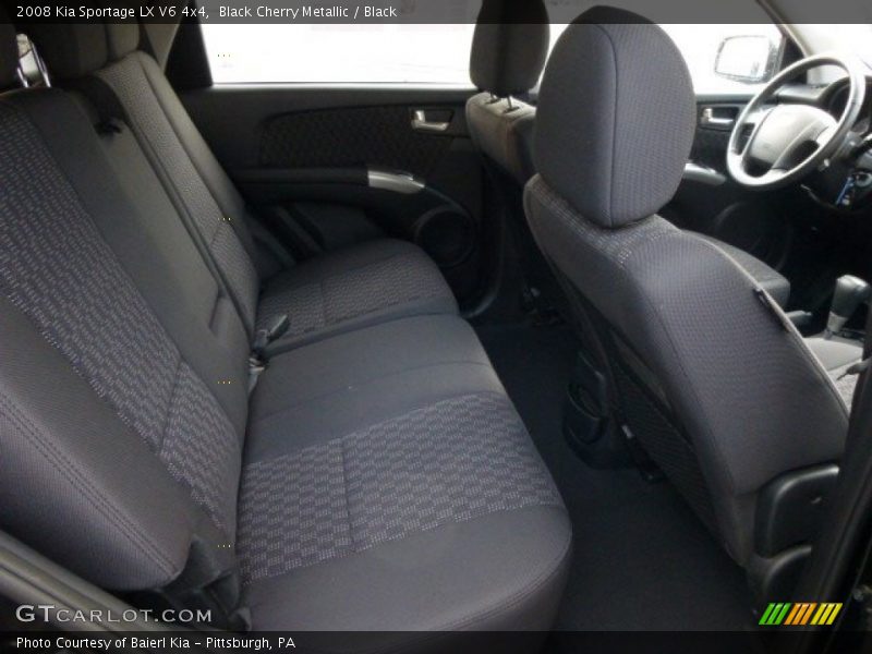 Black Cherry Metallic / Black 2008 Kia Sportage LX V6 4x4