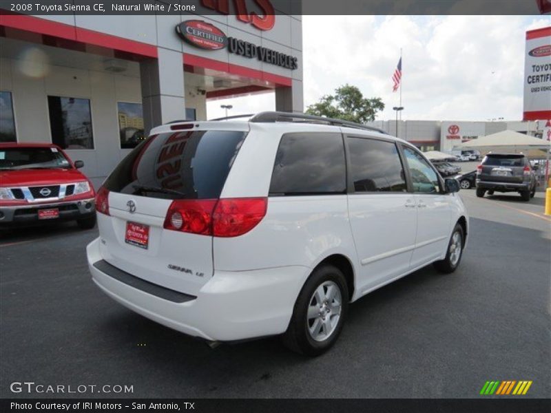 Natural White / Stone 2008 Toyota Sienna CE