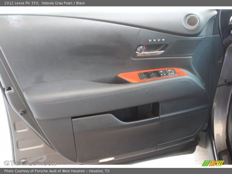 Nebula Gray Pearl / Black 2012 Lexus RX 350