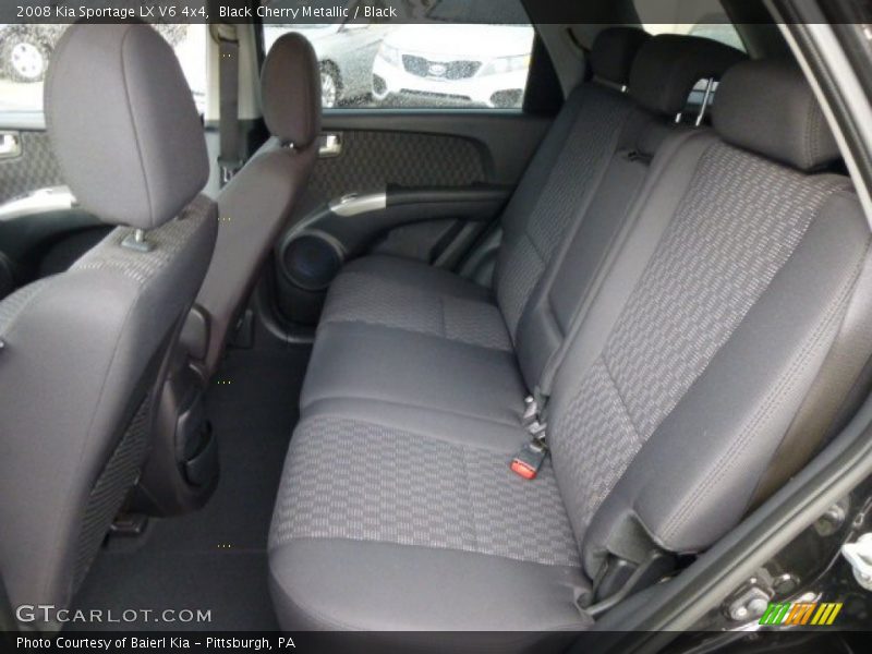 Black Cherry Metallic / Black 2008 Kia Sportage LX V6 4x4