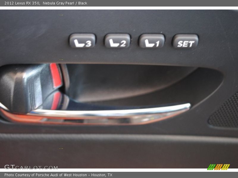 Nebula Gray Pearl / Black 2012 Lexus RX 350