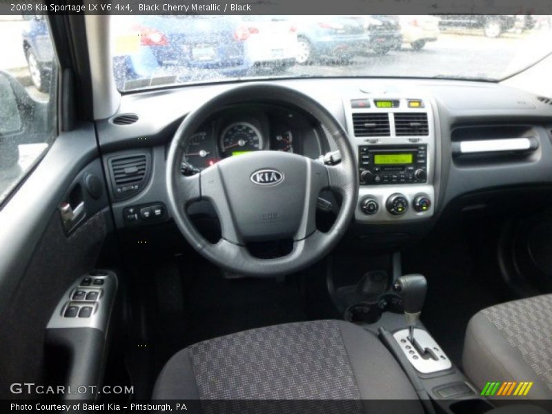 Black Cherry Metallic / Black 2008 Kia Sportage LX V6 4x4