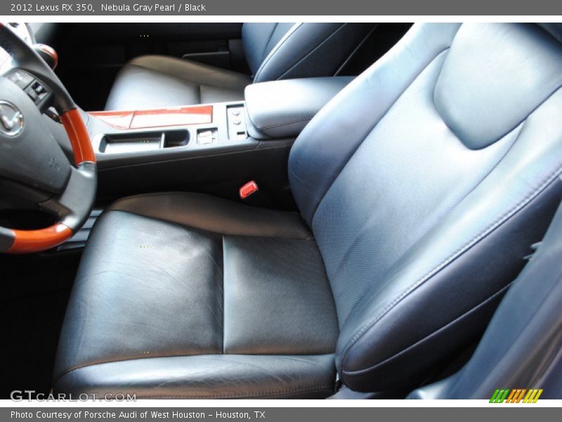 Nebula Gray Pearl / Black 2012 Lexus RX 350