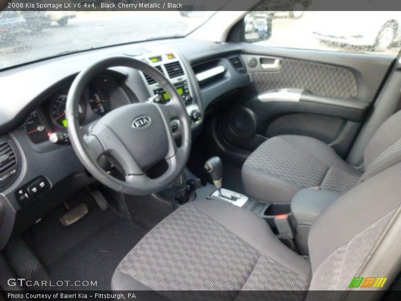 Black Cherry Metallic / Black 2008 Kia Sportage LX V6 4x4