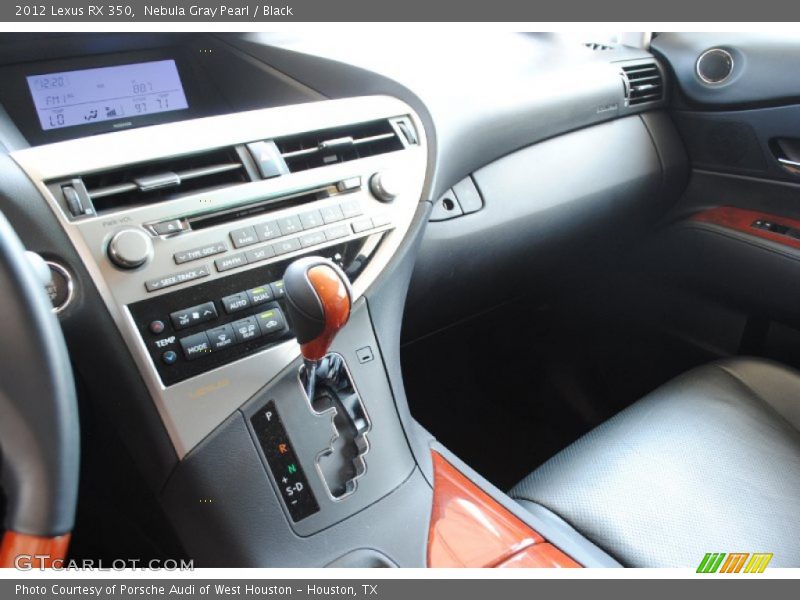 Nebula Gray Pearl / Black 2012 Lexus RX 350