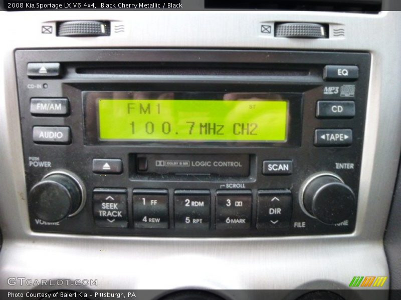 Black Cherry Metallic / Black 2008 Kia Sportage LX V6 4x4