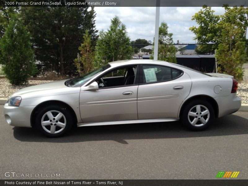 Liquid Silver Metallic / Ebony 2006 Pontiac Grand Prix Sedan