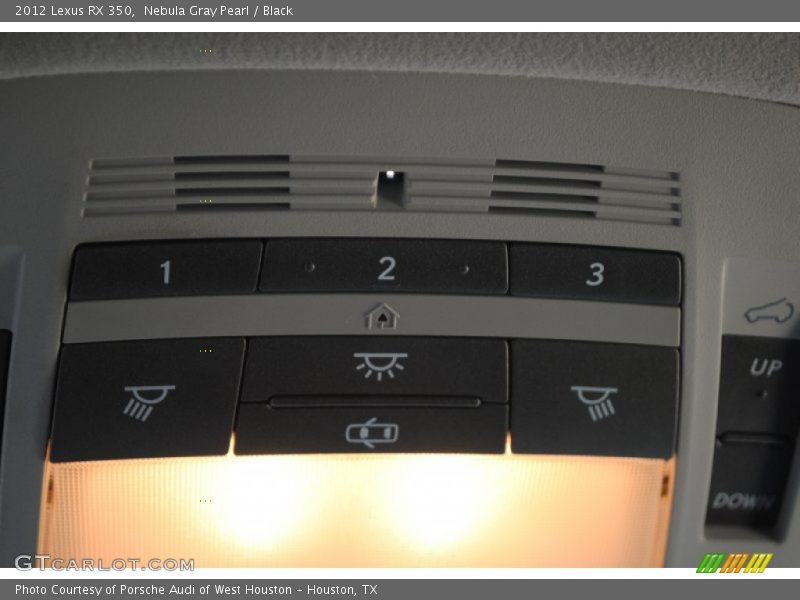 Nebula Gray Pearl / Black 2012 Lexus RX 350