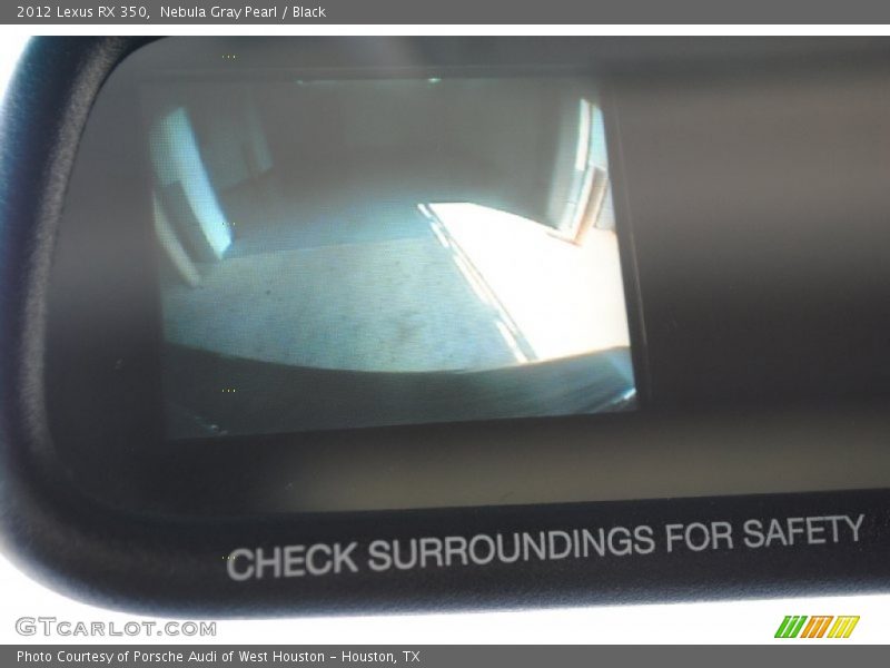 Nebula Gray Pearl / Black 2012 Lexus RX 350