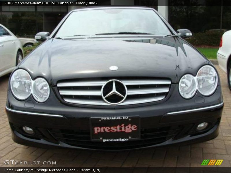 Black / Black 2007 Mercedes-Benz CLK 350 Cabriolet
