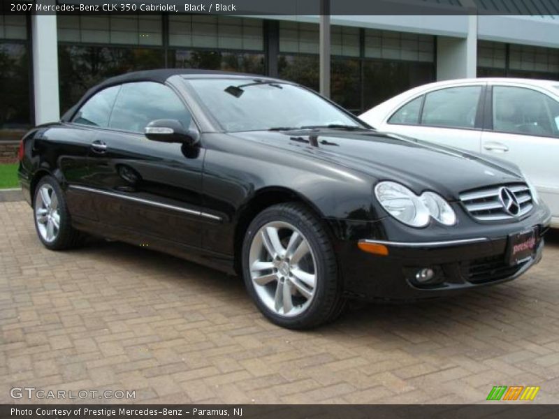 Black / Black 2007 Mercedes-Benz CLK 350 Cabriolet