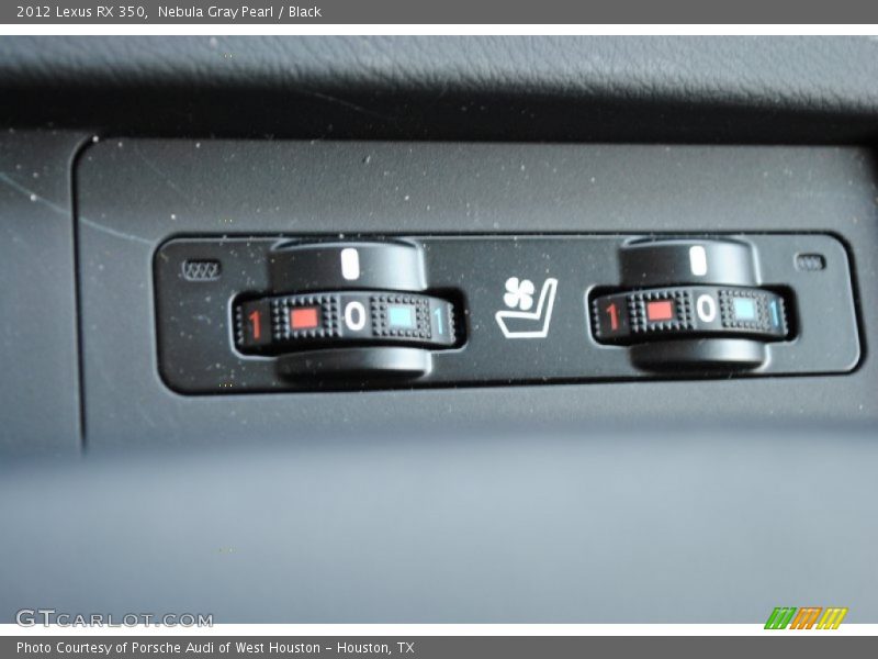 Nebula Gray Pearl / Black 2012 Lexus RX 350