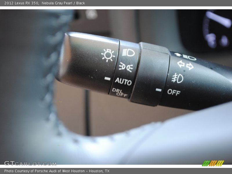 Nebula Gray Pearl / Black 2012 Lexus RX 350