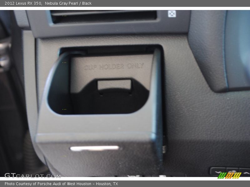 Nebula Gray Pearl / Black 2012 Lexus RX 350