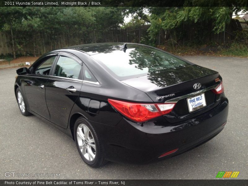 Midnight Black / Black 2011 Hyundai Sonata Limited