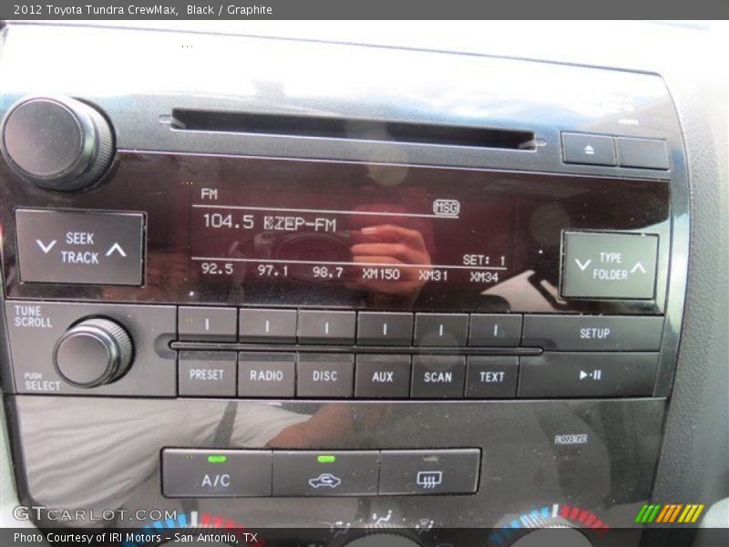 Black / Graphite 2012 Toyota Tundra CrewMax
