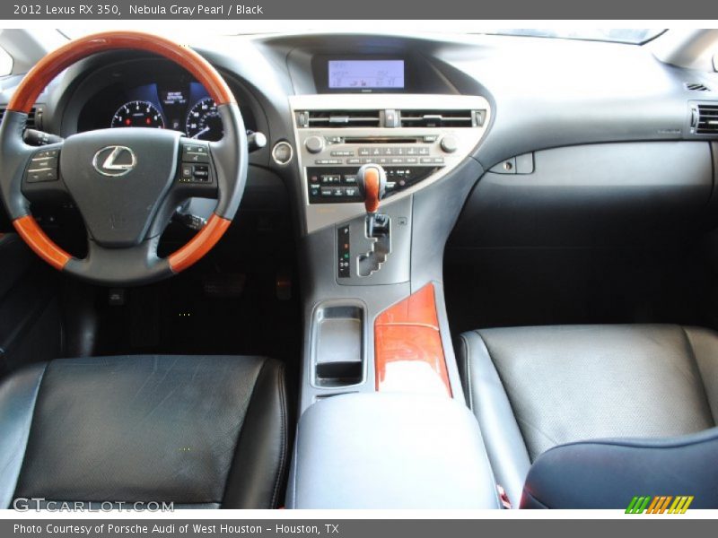 Nebula Gray Pearl / Black 2012 Lexus RX 350