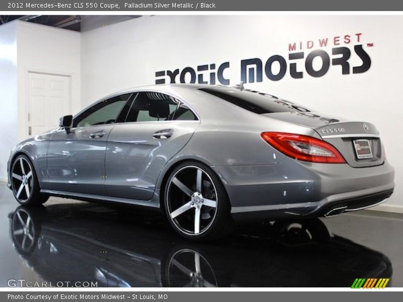 Palladium Silver Metallic / Black 2012 Mercedes-Benz CLS 550 Coupe