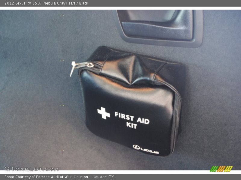 Nebula Gray Pearl / Black 2012 Lexus RX 350