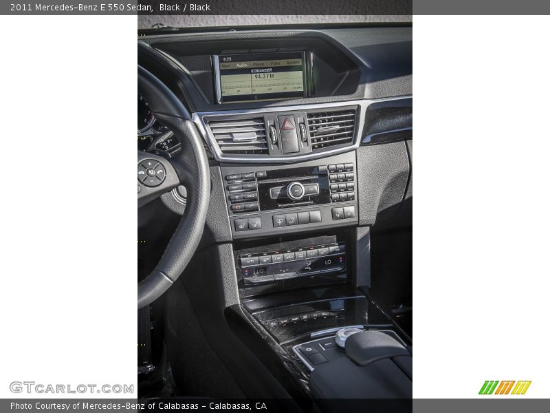 Black / Black 2011 Mercedes-Benz E 550 Sedan
