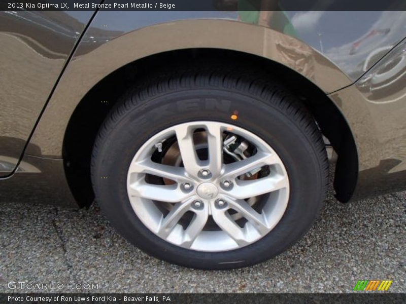 Metal Bronze Pearl Metallic / Beige 2013 Kia Optima LX