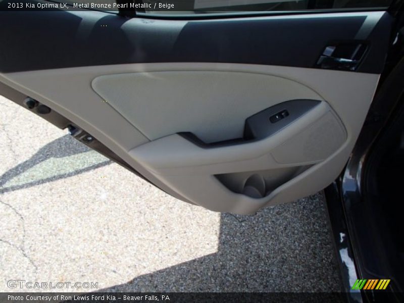 Metal Bronze Pearl Metallic / Beige 2013 Kia Optima LX