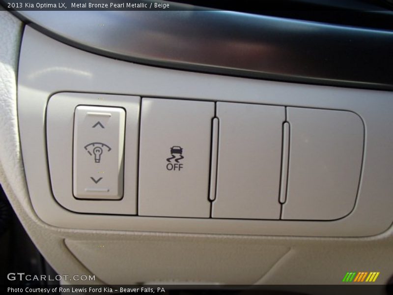 Metal Bronze Pearl Metallic / Beige 2013 Kia Optima LX