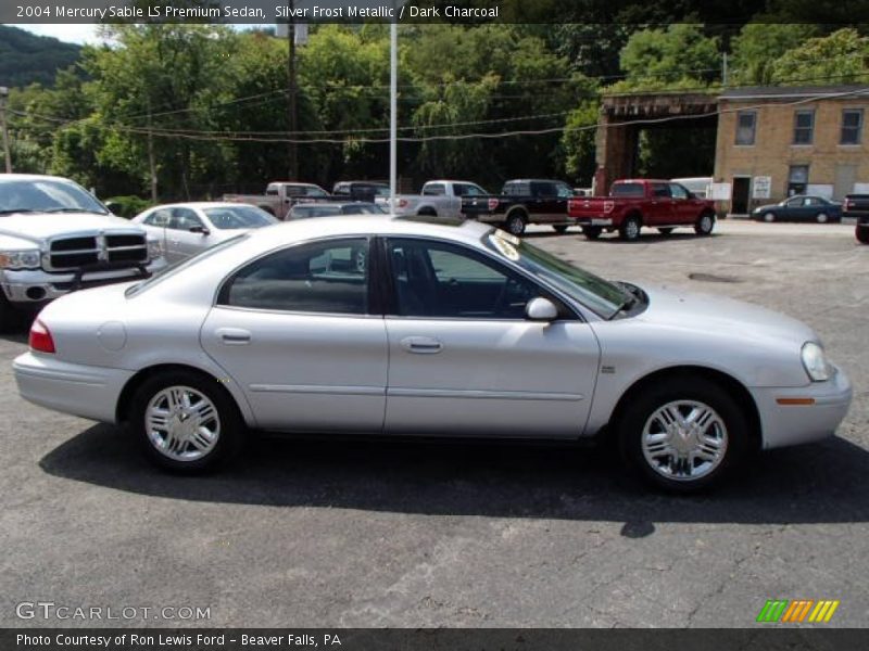 Silver Frost Metallic / Dark Charcoal 2004 Mercury Sable LS Premium Sedan