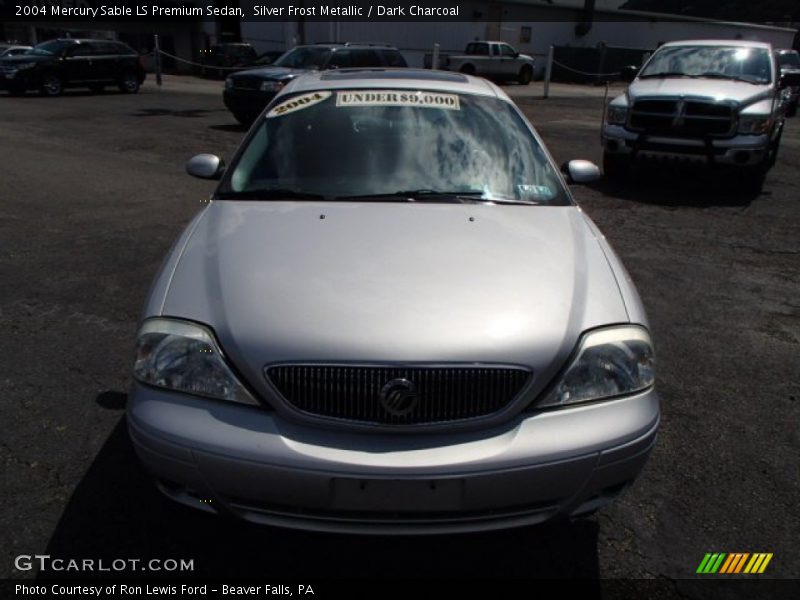 Silver Frost Metallic / Dark Charcoal 2004 Mercury Sable LS Premium Sedan