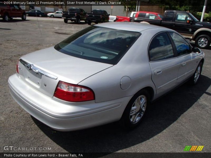 Silver Frost Metallic / Dark Charcoal 2004 Mercury Sable LS Premium Sedan
