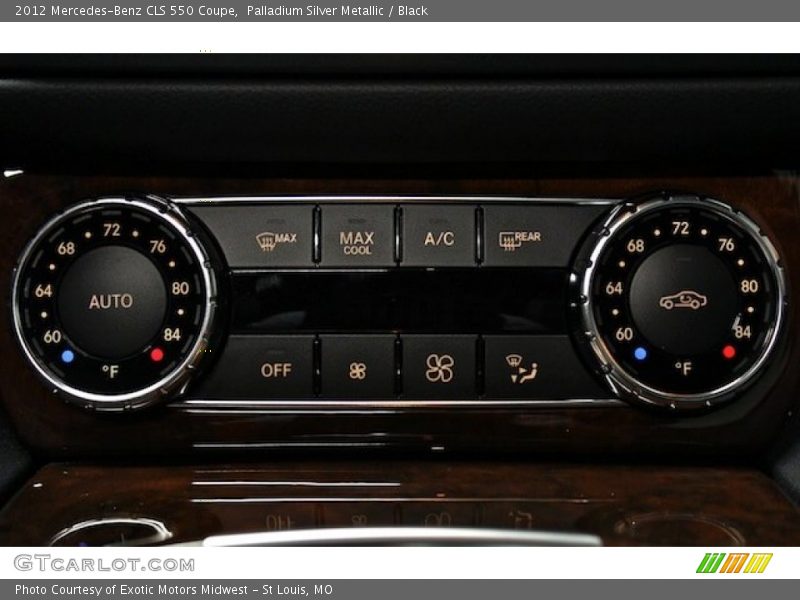 Controls of 2012 CLS 550 Coupe