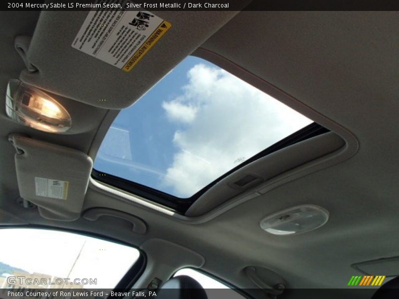 Silver Frost Metallic / Dark Charcoal 2004 Mercury Sable LS Premium Sedan