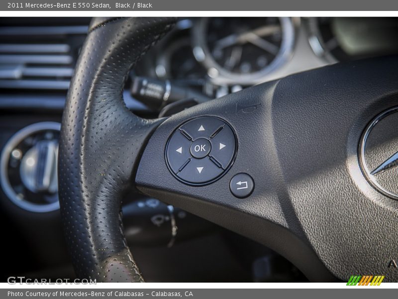 Black / Black 2011 Mercedes-Benz E 550 Sedan