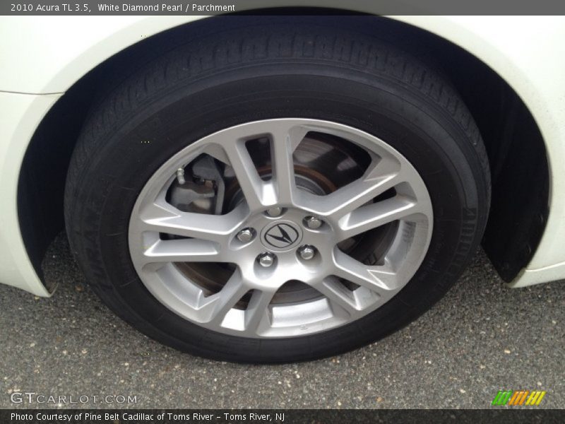 White Diamond Pearl / Parchment 2010 Acura TL 3.5